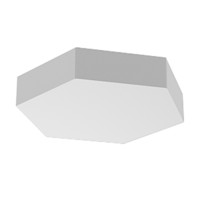 Блок Gexus 520х600 Solid подвесной RAL9003 белый муар