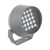 Светодиодный светильник VARTON архитектурный Frieze XL 200 W DMX RGBW линзованный 30 градусов RAL7045 серый