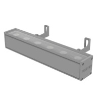 Светодиодный светильник VARTON архитектурный Regula 2.0 300 мм 6 W 3000 К 15x60 градусов DC24V для сборки в линию RAL7045 серый муар