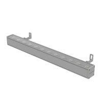 Светодиодный светильник VARTON архитектурный Regula 2.0 600 мм 12 W 5000 К 15x60 градусов DC24V для сборки в линию RAL7045 серый муар