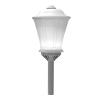 Светодиодный светильник VARTON парковый Omni-T торшерный 40 W 3000 K RAL7045 серый муар