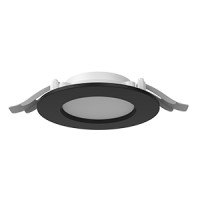 Светодиодный светильник VARTON DL-01 Slim 100 мм 13 W 4000 К CRI90 120х37 мм IP65/40 RAL9005 черный муар с рассеивателем опал, диммируемый по протоколу DALI