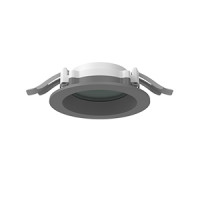 Светодиодный светильник VARTON DL-01 Pro 100 мм 10 W 3000 К CRI90 120х49 мм IP65/40 RAL7045 серый муар с защитным силикатным стеклом DALI
