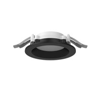 Светодиодный светильник VARTON DL-01 Pro 100 мм 10 W 4000 К CRI90 120х49 мм IP65/40 RAL9005 черный муар с рассеивателем опал, диммируемый по протоколу DALI