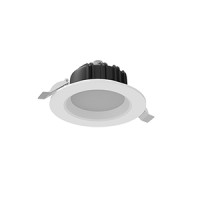 Светодиодный светильник VARTON DL-01 круглый встраиваемый 120x65 мм 11 W Tunable White (2700-6500 K) IP54/20 RAL9010 белый матовый диммируемый по протоколу DALI