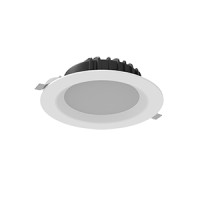 Светодиодный светильник VARTON DL-01 круглый встраиваемый 190x70 мм 16 W Tunable White (2700-6500 K) IP54/20 RAL9010 белый матовый диммируемый по протоколу DALI