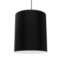 Светодиодный светильник VARTON DL-Roll 24 W подвесной 3000 К 140х190 мм RAL9005 черный муар с рассеивателем опал DALI