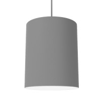 Светодиодный светильник VARTON DL-Roll 24 W подвесной 4000 К 140х190 мм RAL7045 серый муар с рассеивателем опал