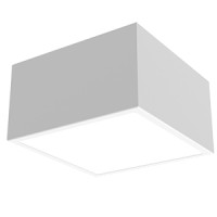 Светодиодный светильник VARTON DL-Box 15 W накладной 4000 K 140х140х170 мм RAL9003 белый муар с рассеивателем опал