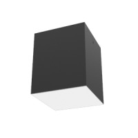 Светодиодный светильник VARTON DL-Box 15 W накладной 3000 К 140x140x170 мм RAL9005 черный муар с рассеивателем опал DALI