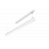 Светодиодный светильник VARTON Angusta 1009х35х45мм подвесной 21 W 4000 К IP40 RAL9003 белый муар с рассеивателем опал