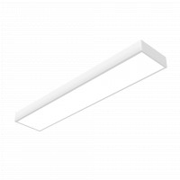 Светодиодный светильник VARTON Gexus Line Down 1500x300x110 мм 50 W 4000 К RAL9003 белый муар опал-микропризма DALI