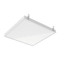 Светодиодный светильник VARTON GR070 2.0 35 W 4000 K 588х588х50 мм с планками для подвеса IP40 с рассеивателем опал белый диммируемый по протоколу DALI