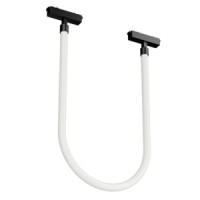 Светодиодный светильник VARTON трековый подвесной Flex Tube Opal L1000 для магнитной системы Galakti 244x26x565 мм 16 W 4000 K 360° CRI>90 черный