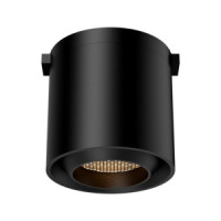 Светодиодный светильник VARTON трековый Barrel для магнитной системы Galakti 75x75 мм 6 W 3000 K 24° CRI>90 черный