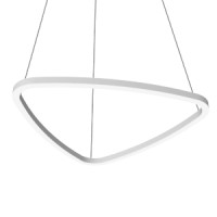 Светильник VARTON Enso A 1100х1040х40 мм 78 W CRI90 3000 К подвесной RAL9003 белый матовый с рассеивателем опал