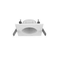 Рамка для модульного светильника Varton Hottel 02 квадратная с круглым отверстием встраиваемая 65 х 24 мм (м. о. 52 мм) белая