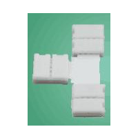 Поворотный разъем для LED ленты RGB 14,4W/m, 7,2W/m 10 mm (T-поворот) (10 шт. в упаковке)