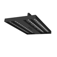 Светодиодный светильник VARTON TT-Crisp Double 295х200х90 мм 64 W 3000 К RAL9005 черный муар DALI