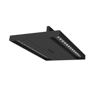 Светодиодный светильник VARTON TT-Crisp Double 295х200х90 мм 35 W 4000 K RAL9005 черный муар