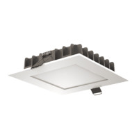 Светодиодный светильник VARTON DL-03 квадратный встраиваемый 110x110x25 мм 12 W 4000 K IP54/IP44 RAL9010 белый матовый
