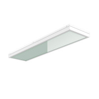 Светодиодный светильник VARTON C350/UGL медицинский 30 W CRI90 4000 K встраиваемый/накладной 1195х295х68 мм рассеиватель закаленное стекло IP54 аварийный автономный постоянного действия