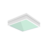 Светодиодный светильник VARTON C490/UGL медицинский 25 W CRI90 4000 K встраиваемый/накладной 295х295х70 мм рассеиватель закаленное стекло IP54 аварийный автономный постоянного действия