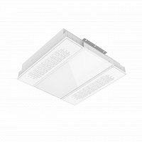 Светодиодный светильник VARTON с UV-блоком встраиваемый 30 W 595х595х126 мм 3000 K IP54 с опаловым рассеивателем global white bioguard матовый