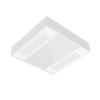 Светодиодный светильник VARTON с UV-блоком накладной 30 W 600х600х127 мм 6500 K IP40 с призматическим рассеивателем global white bioguard матовый аварийный автономный постоянного действия