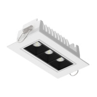 Светодиодный светильник VARTON DL-Stellar встраиваемый поворотный 199x62x45 мм 15 W 3000 K 34° белый