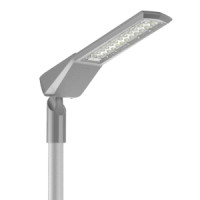 Светодиодный светильник VARTON уличный Levante M 110 W Road RU кронштейн 48 мм 5000 К RAL7045 серый муар