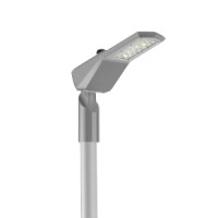 Светодиодный светильник VARTON уличный Levante Crosswalk 50 W кронштейн 60 мм 5000 K 1..10V NEMA RAL7045 серый муар