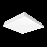 Светодиодный светильник VARTON тип кромки V-Clip 600х600 35 W 4000 K IP54 RAL9010 с равномерной засветкой с рассеивателем опал ПК в комплекте