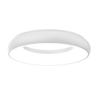 Светодиодный светильник VARTON NIMBUS подвесной/накладной 35 W 400х68 мм 4000 K IP40 с рассеивателем опал черный