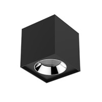 Светодиодный светильник VARTON DL-02 Cube накладной 150х160 мм 36 W 4000 K 35° RAL7045 серый муар